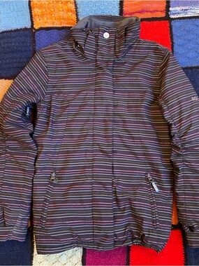 Roxy Youth Girls 5k Silver Snowboard Ski Jacket